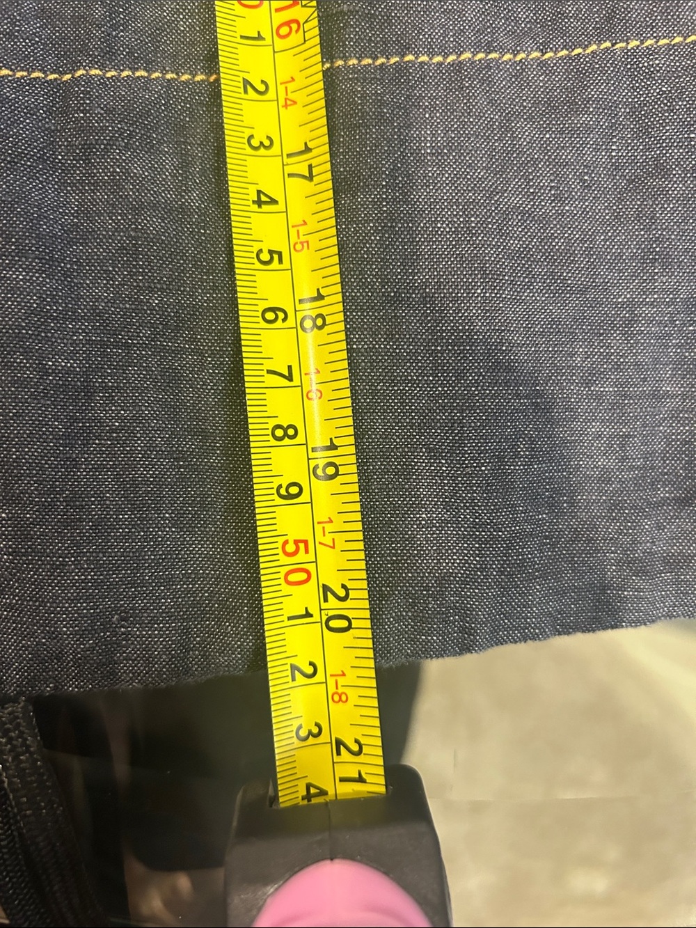 Eileen Fisher, Blue Denim, Linen, Skirt, XS - Picture 7 of 7